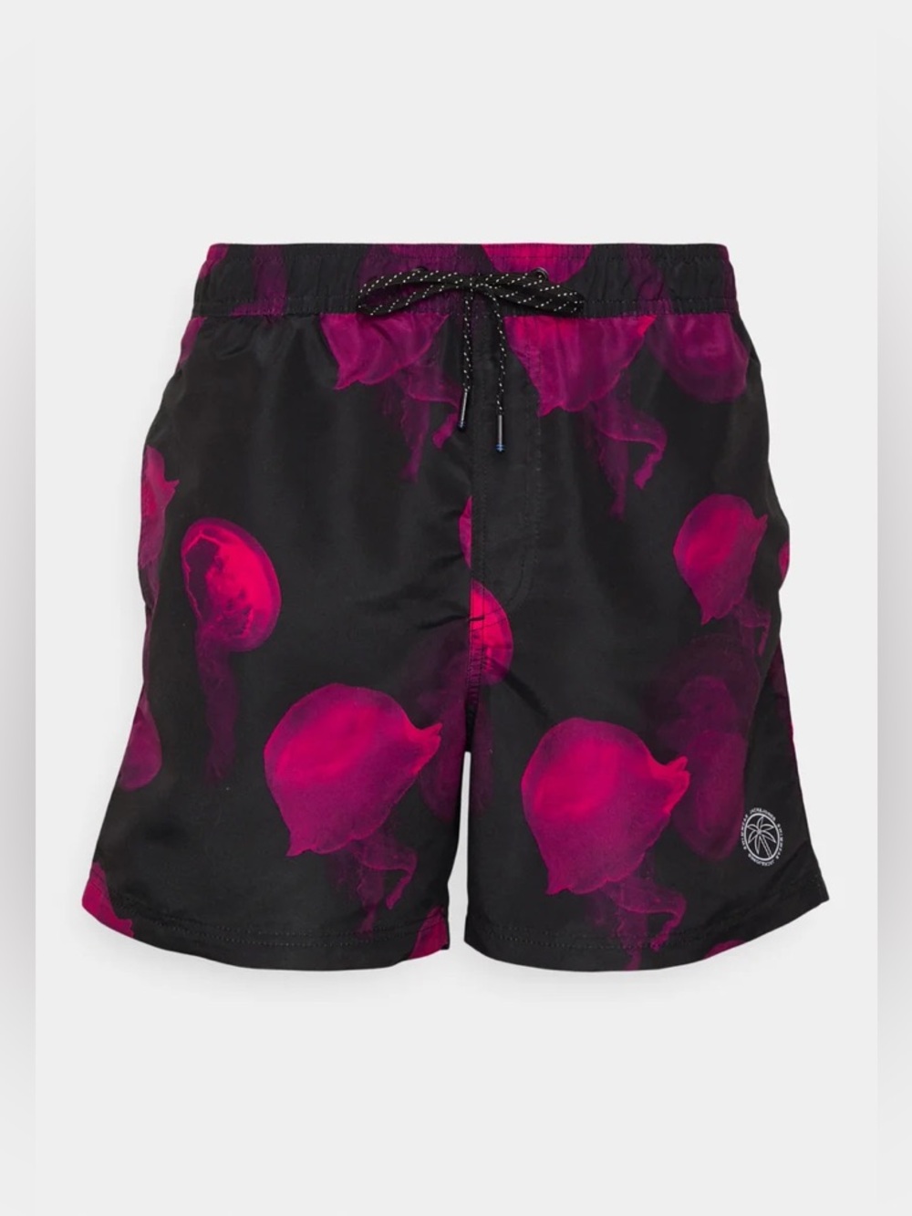 🤍 JACK & JONES - Pink / Black - Size Large - Swim Trunks - Bottoms